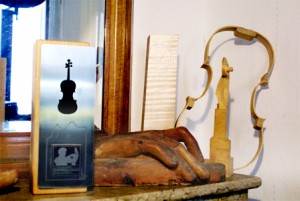 trophée de Mittenwald et trame de violon